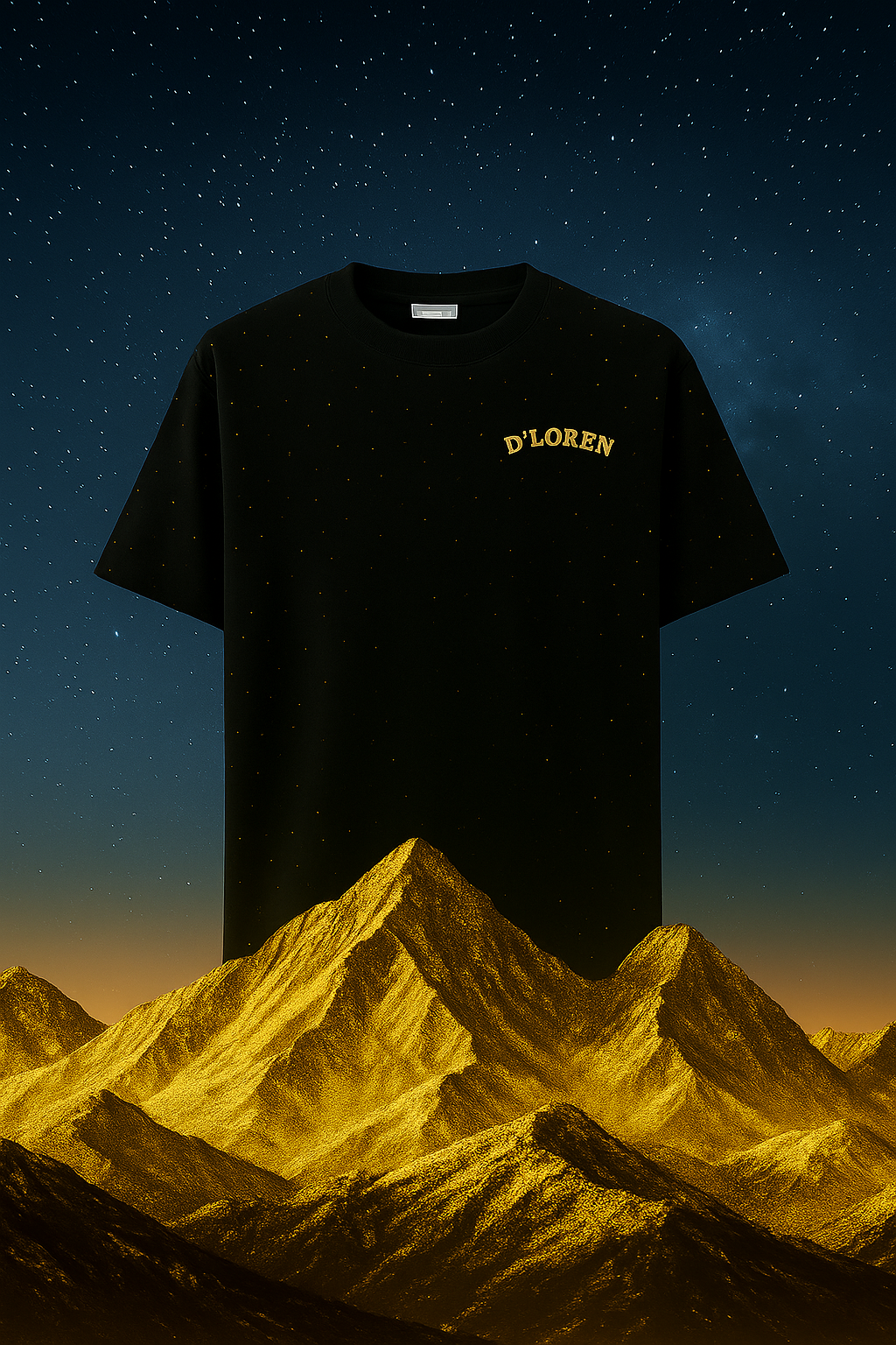 D´LOREN T-shirt "Golden Essence"