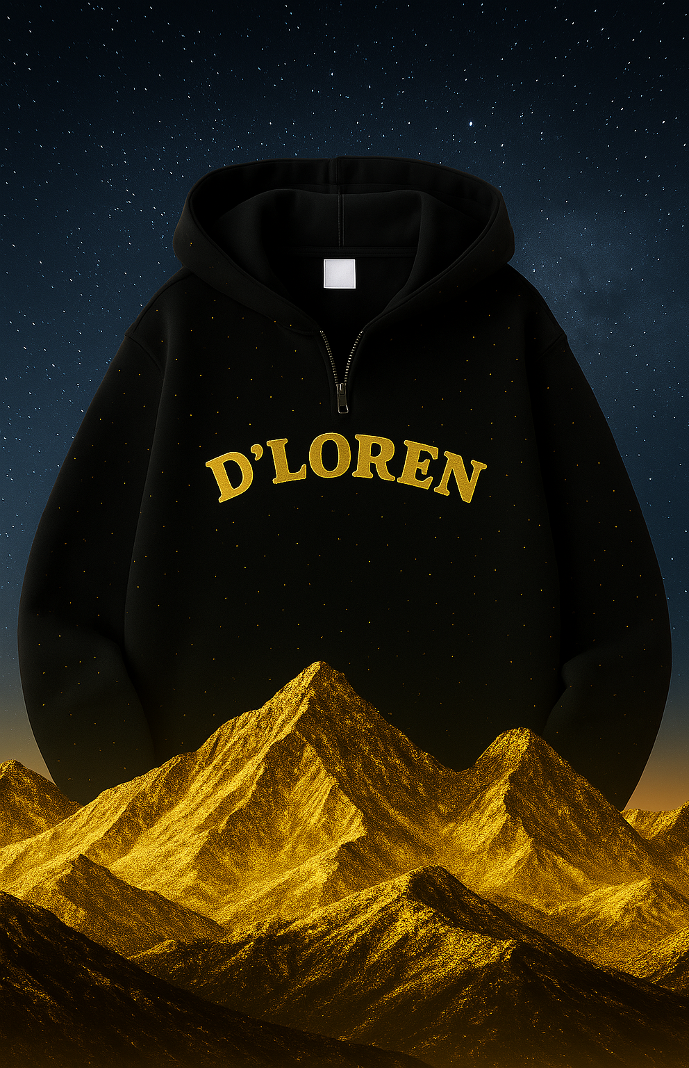 D´LOREN Hoodie "Golden Essence"